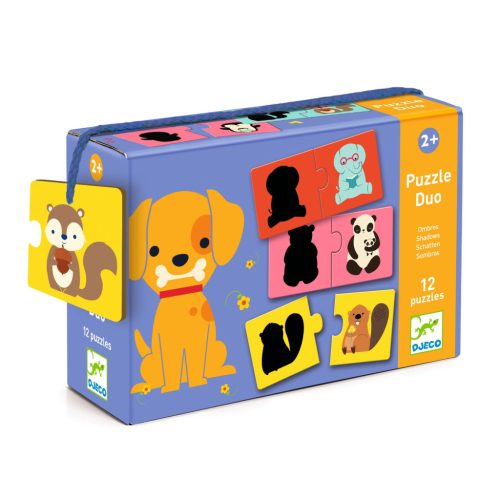 DJECO Párosító puzzle - Sziluett duó - Shadows