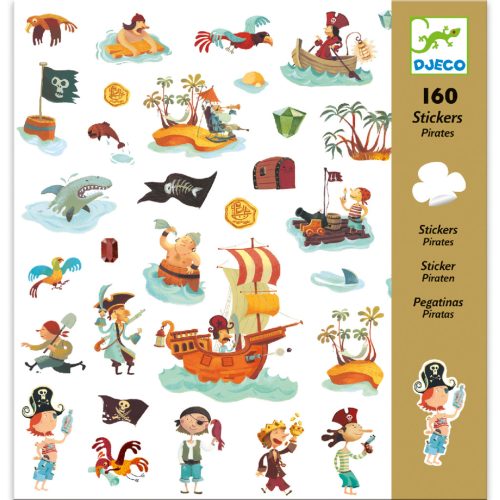 DJECO Matricák - Kalózok - Pirates