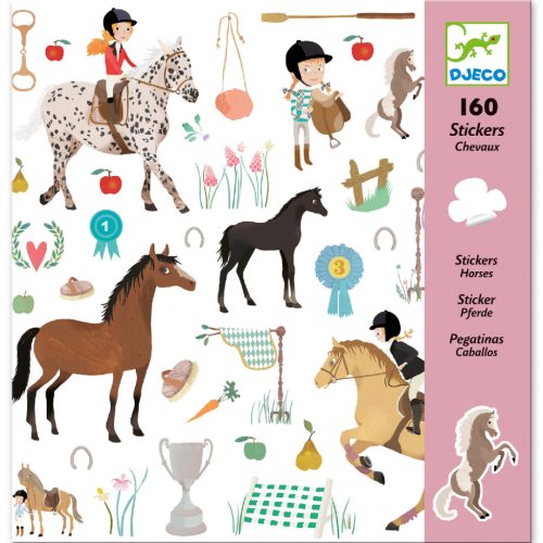 DJECO Matricák - Lovak - Horses